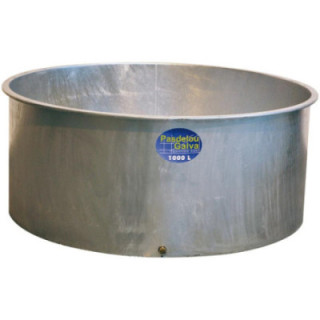 bac à eau circulaire galvanisé - 1000L