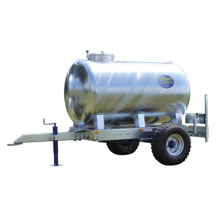 citerne à eau sur châssis roulant - 3200L