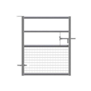 barrière fixe semi-grillagée - 1m00