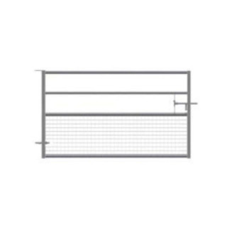 barrière fixe semi-grillagée - 2m00