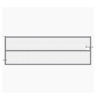barrière fixe grillagée - 3m50