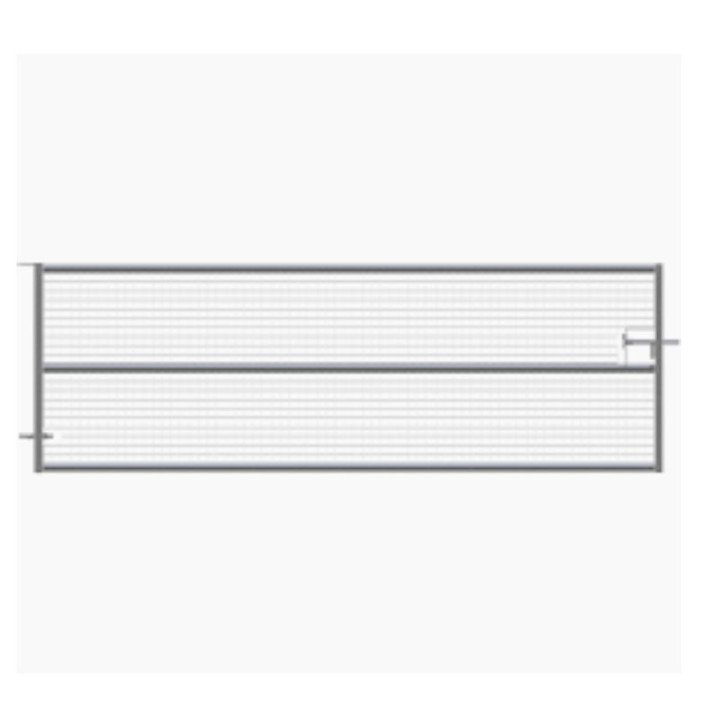barrière fixe grillagée - 3m50