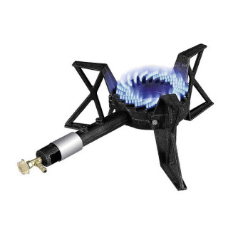 Réchaud fonte premium 1 brûleur, 3 pieds, 1 robinet - 9200 W
