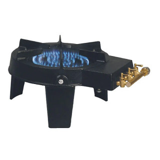 Réchaud fonte 3 brûleurs, 3 pieds, 3 robinets - 8800 W