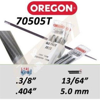 Lot de 3 limes rondes Oregon 5,0 mm (13/64") 70505T