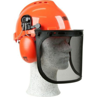 Casque forestier de sécurité Oregon Yukon (visière grillagée + protège-oreilles)