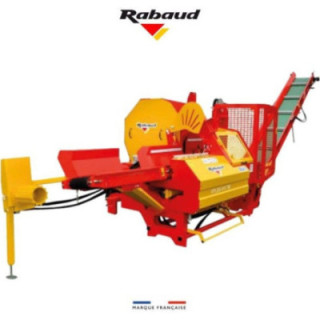 Combiné scie/fendeuse (processeur bois de chauffage) Rabaud Xylog 410 TM