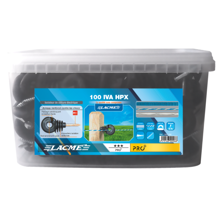 seau de 100 isolateurs IVA-HPX