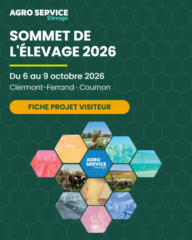 Agro Service Élevage – Sommet de l'Élevage 2026, du 6 au 9 octobre 2026, Clermont-Ferrand · Cournon – Fiche projet visiteur
