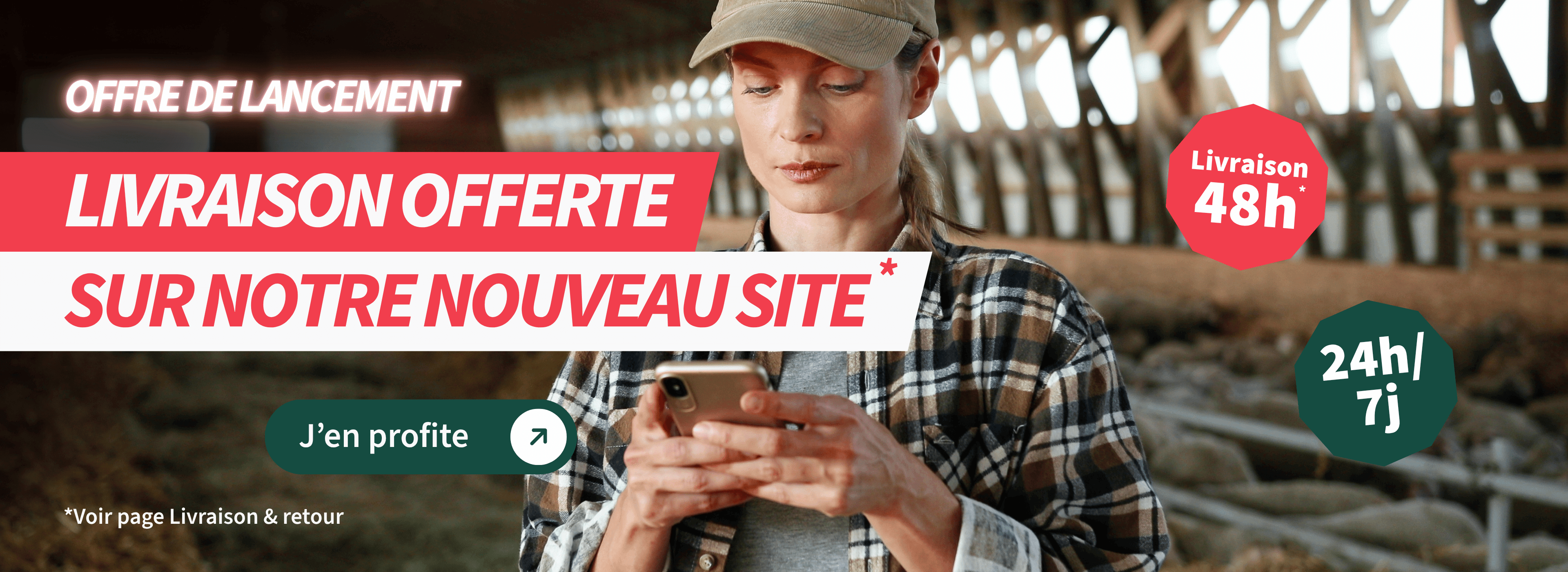 Livraison offerte sur tout le site